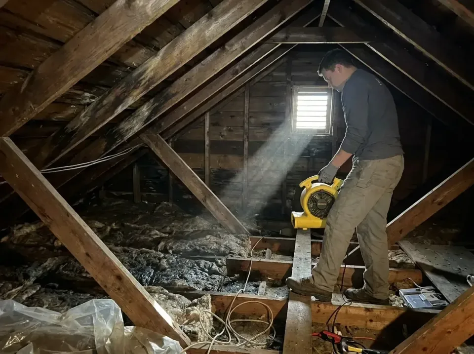 attic-water-damage-drying-proc-007 — frequently asked questions, Emergency Water Extraction & 24/7 Flood Response in Key Wes…